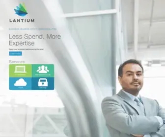 Lantium.com(Business IT Consultants) Screenshot