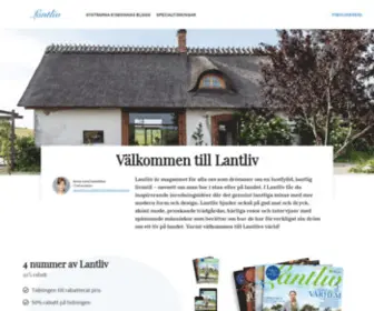 LantlivMatochvin.se(Välkommen) Screenshot