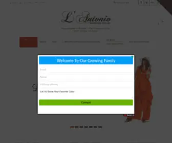 Lantonioswim.com(A Unique Collection of Extraordinary Resort Wear) Screenshot