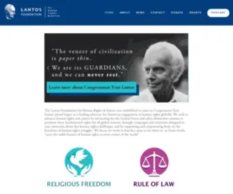 Lantosfoundation.org(Lantos Foundation) Screenshot