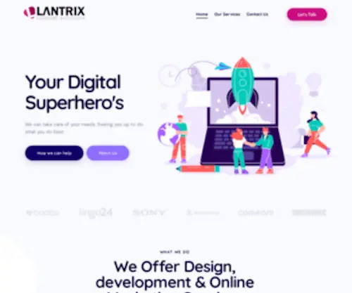 Lantrix.co.uk(Web Design) Screenshot