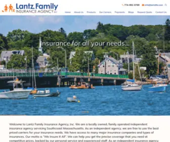 LantzFia.com(Lantz Family Insurance) Screenshot
