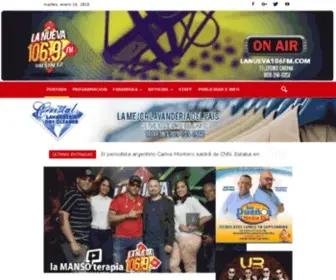 Lanueva106FM.com(La Nueva 106.9 fm) Screenshot