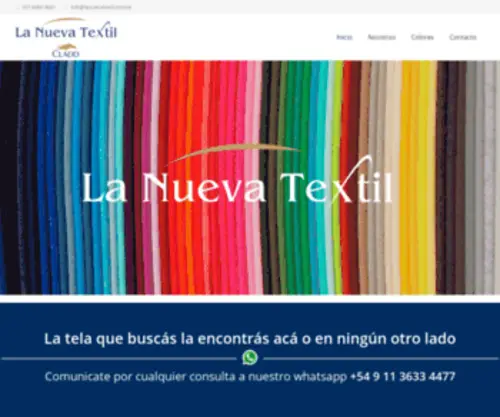 Lanuevatextil.com.ar(La Nueva Textil) Screenshot