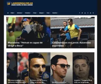Lanumero12.com.ar(Diario digital de Boca Juniors) Screenshot