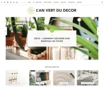 Lanvertdudecor.com(L'An Vert du Décor) Screenshot