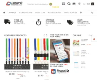 Lanyardstomorrow.co.uk(Plain Lanyards) Screenshot