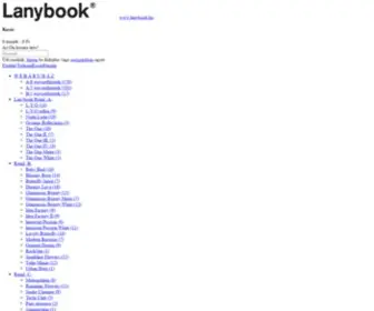 Lanybook.hu(Lanybook jegyzetfüzet notesz emlékkönyv ajándéktárgy Web Shop) Screenshot