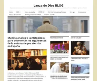 Lanzadediosblog.com(Lanza de Dios BLOG) Screenshot