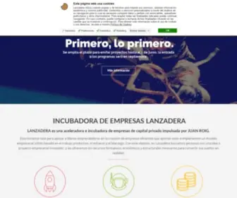 Lanzadera.es(Aceleradora e incubadora de empresas) Screenshot