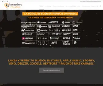 Lanzaderamusic.com(Lanzadera Music 2021) Screenshot