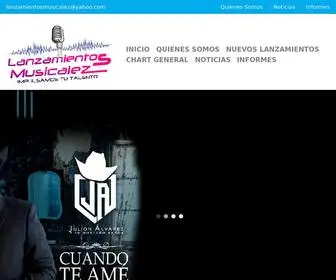 Lanzamientosmusicalez.com(Lanzamientos Musicalez) Screenshot