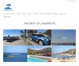 Lanzaroteinformation.com(Lanzarote Information) Screenshot