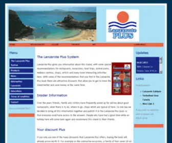 Lanzaroteplus.com(Lanzarote Plus) Screenshot