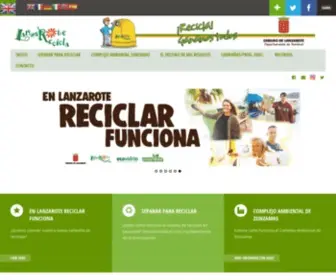 Lanzaroterecicla.net(Lanzarote Recicla) Screenshot