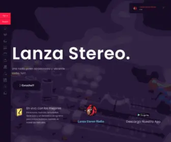 Lanzastereo.com(Lanzastereo) Screenshot