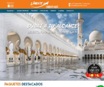 Lanzateviajes.com.ar(Lánzate) Screenshot