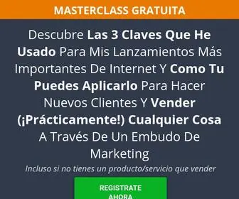 Lanzatufunnel.es(Masterclass Gratuita) Screenshot