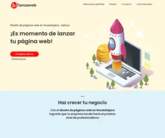 Lanzaweb.mx(Diseño de páginas web en Guadalajara) Screenshot