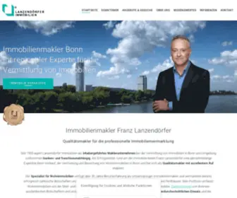 Lanzendoerfer-Immobilien.de(Immobilienmakler Bonn) Screenshot