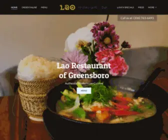 Lao-Restaurant.com(Lao Restaurant of Greensboro) Screenshot