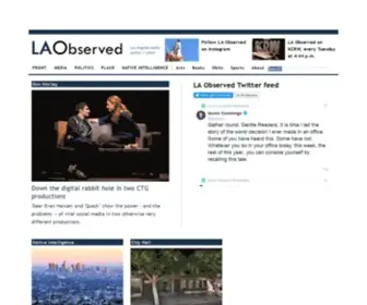 Laobserved.com(LA Observed front page) Screenshot
