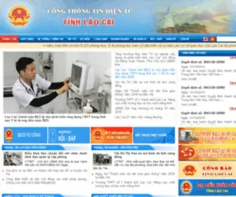 Laocai.gov.vn(Cổng) Screenshot