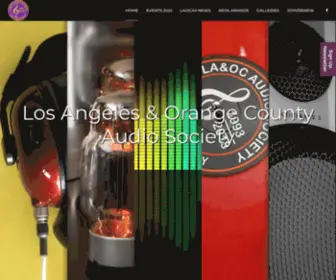 Laocaudiosociety.com(The Los Angeles and Orange County Audio Society) Screenshot