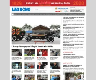 Laodong.com.vn(Tin tức mới nhất 24h) Screenshot
