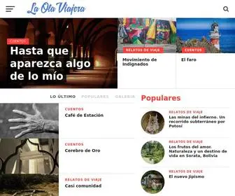 Laolaviajera.com(La Ola Viajera) Screenshot