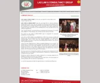 Laolaws.com(Lao Law & Consultancy Group) Screenshot