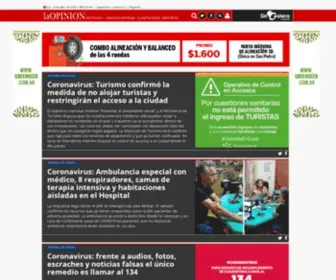 Laopinionsemanario.com.ar(La Opini) Screenshot
