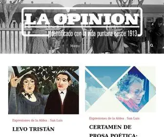 Laopinionsl.com.ar(La Opinión) Screenshot