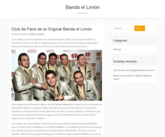 Laoriginalbandaellimon.com.mx(laoriginalbandaellimon) Screenshot