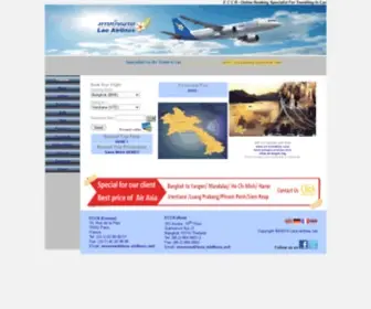 Laos-Airlines.net(Online Booking) Screenshot