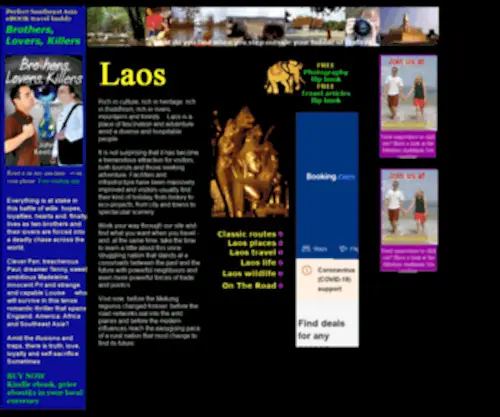 Laos.co.uk(Laos: A unique country and travel destination. Site inc) Screenshot