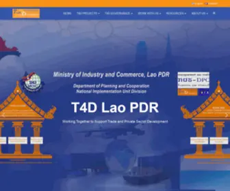 Laosaft.org(Working together to support trade and private sector development) Screenshot