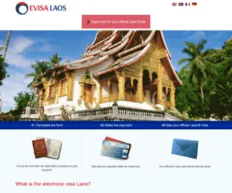 Laosevisa.com(Laos Evisa Official) Screenshot