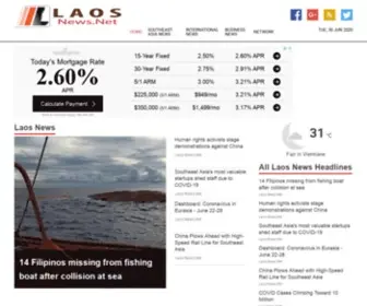 Laosnews.net(News from and about Laos from around the Web) Screenshot