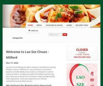 Laoszechuanmilford.com(Order Chinese online from Lao Sze Chuan) Screenshot