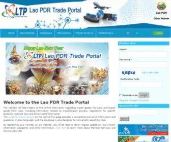Laotradeportal.gov.la(Lao Trade Portal) Screenshot