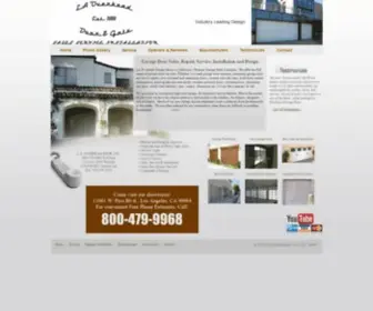 Laoverheadgaragedoor.com(LA Overhead Garage Door) Screenshot