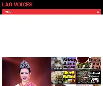 Laovoices.com(Lao Voices) Screenshot