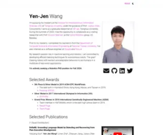 Laowang.com(Jen Wang's Personal Website) Screenshot