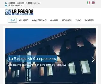 Lapadana.it(La Padana Air Compressors) Screenshot