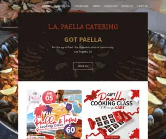 Lapaellacatering.com(L.A) Screenshot