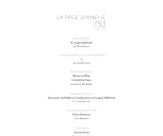 Lapageblanche.com(La page blanche) Screenshot