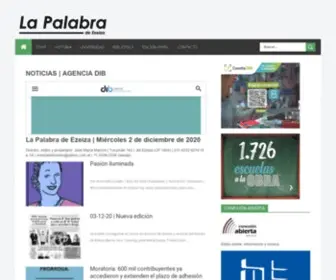 Lapalabradeezeiza.com.ar(La Palabra de Ezeiza) Screenshot