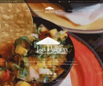 Lapalapapgh.com(A Palapa restaurant) Screenshot