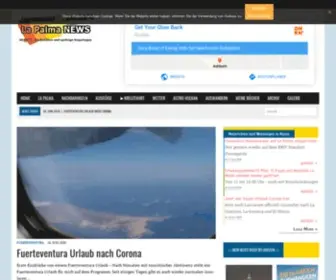 Lapalma1.net(La Palma NEWS) Screenshot